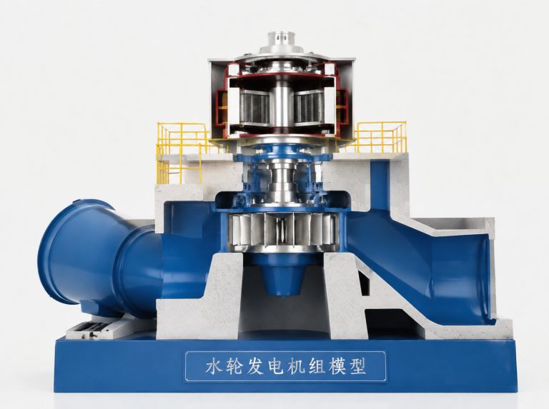 郑州水轮发电机组剖视模型